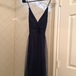 Windsor Long Dress with Deep Neckline & 2 Slits